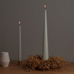 cone candle advent lumanare craciun calendar pillar