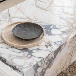 rectangular marble table living