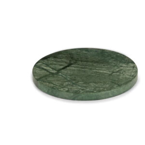 round green marble platter