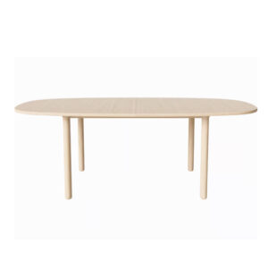 extendable oak wood dining table